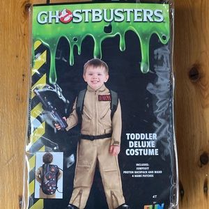 4T Toddler Ghostbusters deluxe costume